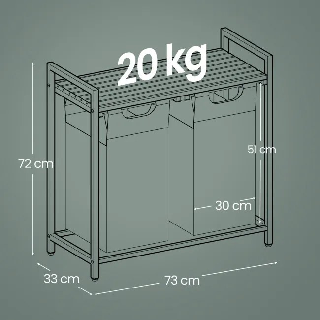 Kôš na bielizeň BLH201W01