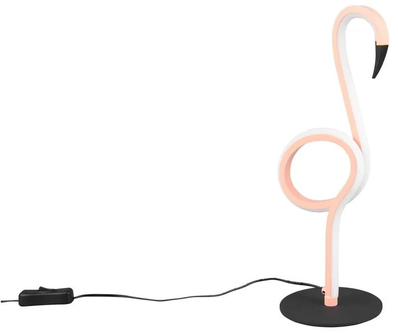 Ružová LED stolová lampa (výška 35 cm) Ingo – Reality