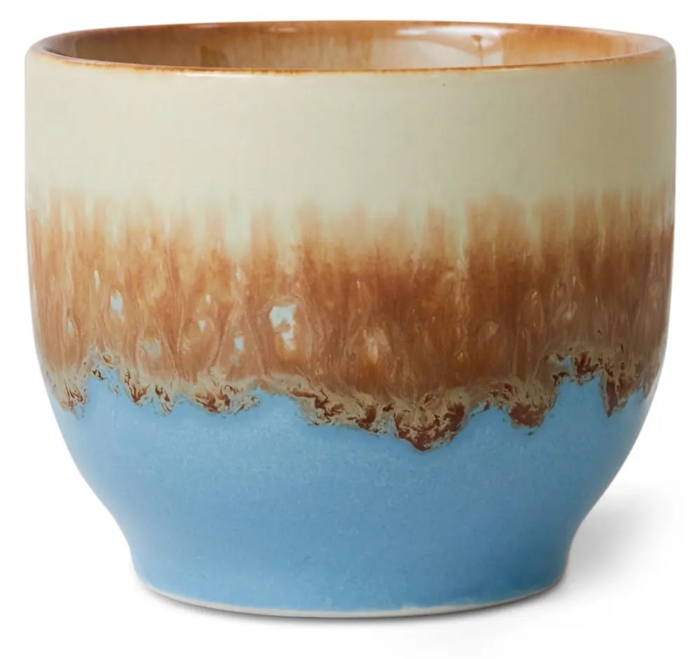 HK living Kameninový hrnček café cup 70's Shores 250 ml