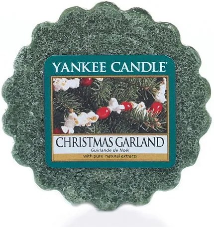 Vonný vosk do aromalampy Yankee Candle Vianočný Veniec, doba trvania vône až 8 hodín
