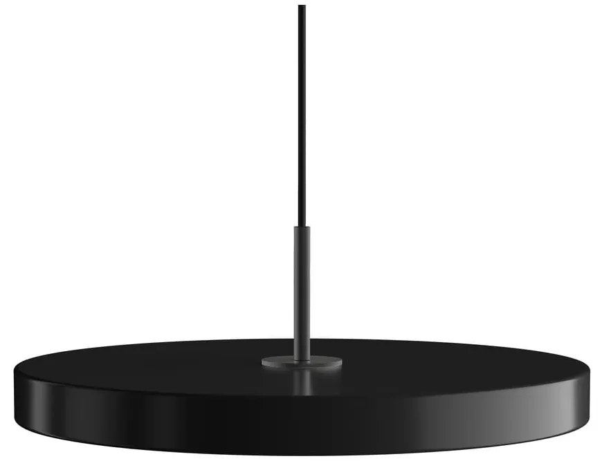 Čierne LED závesné svietidlo so stmievačom s kovovým tienidlom ø 43 cm Asteria Plus Medium – UMAGE