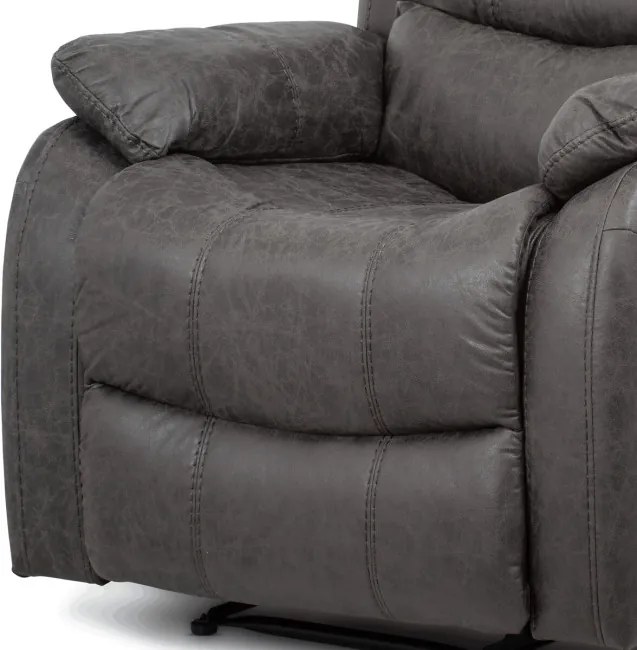 Polohovacie kreslo sivé TV-4086 GREY
