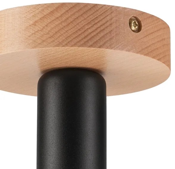 Prisadený luster VITO 1xE27/60W/230V buk