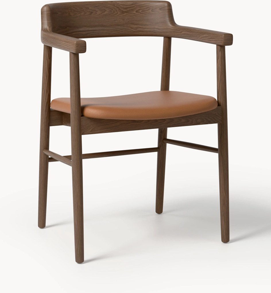 Jedálenská stolička z dubového dreva's opierkami Bohr