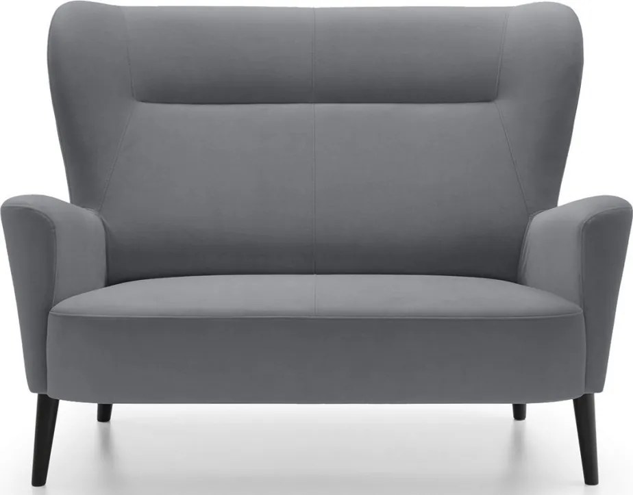 Dvojmiestna pohovka Next, šedá látka