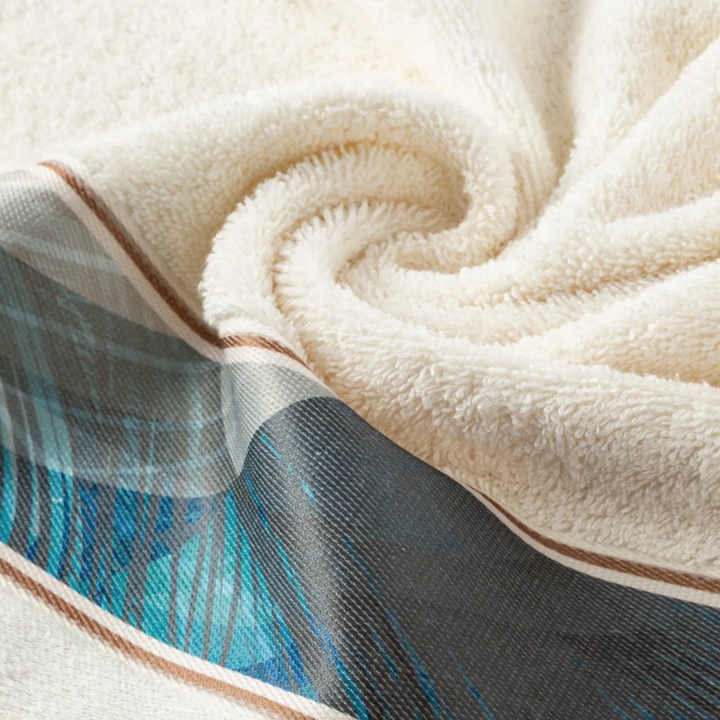 BAVLNENÝ UTERÁK EVA MINGE3 50X90 CM KRÉMOVÁ