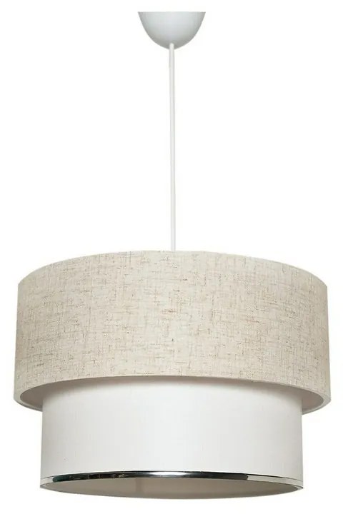 Závesný lustr TM121 krémová, biela
