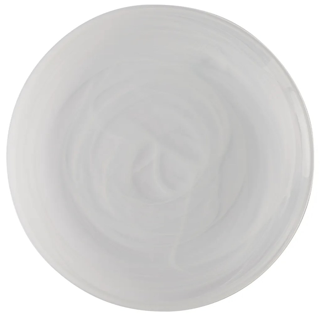 Tanier plytký biely 28 cm - Elements Glass - 321900
