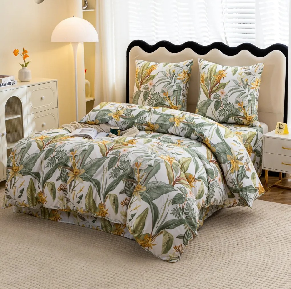 Obliečky z mikrovlákna AMAZON BREEZE, krémové Rozmer obliečky: 70 x 80 cm | 140 x 200 cm