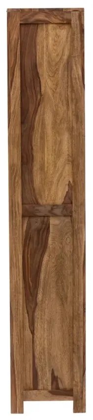 furniture-nabytek.cz - Masívna kúpeľňová skriňa Lagos z palisandrového dreva, lakovaná, hnedá – 45×35×185 cm