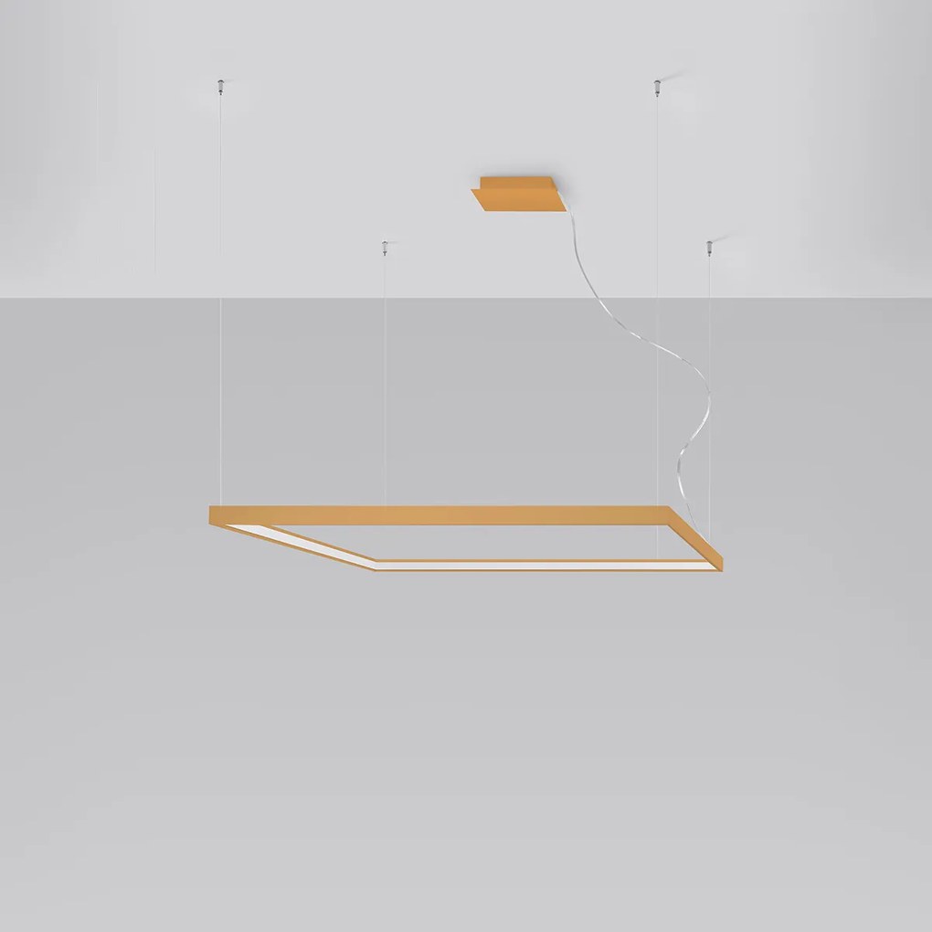 Závesné LED svietidlo Nelya l, 1x LED 70w, 3000k, g