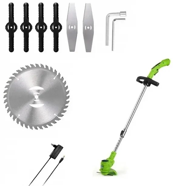 Akumulátorová kosačka na trávu KIMIYO CH23-361 + 2x batéria 24 V + príslušenstvo - rôzne farby