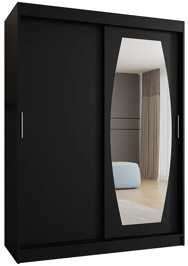 Skriňa Rossa 150 čierna