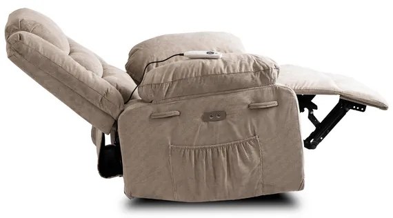 Masážne kreslo AMADEO bežové