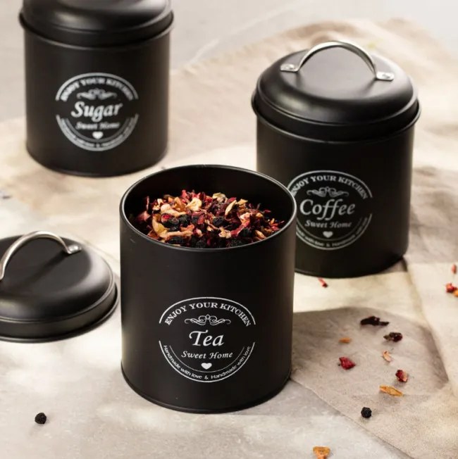 Sada troch nádob RIO čierna 747250 (3 ks)