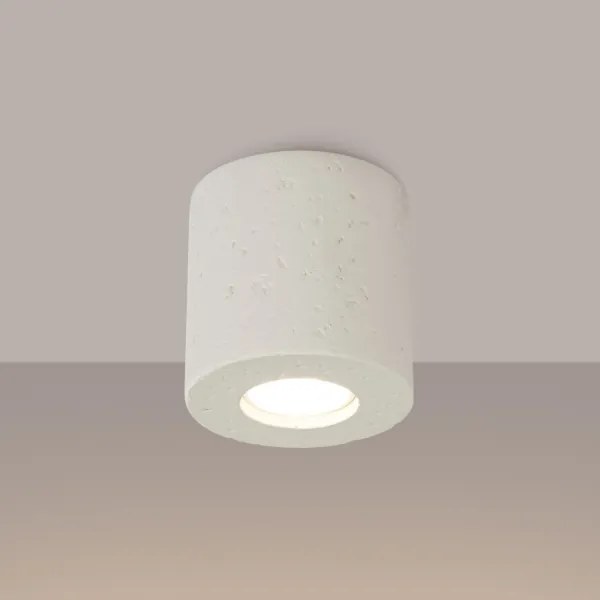 Sollux SL.1842 - Bodové svietidlo ORBIS 1xGU10/10W/230V betón/krémová