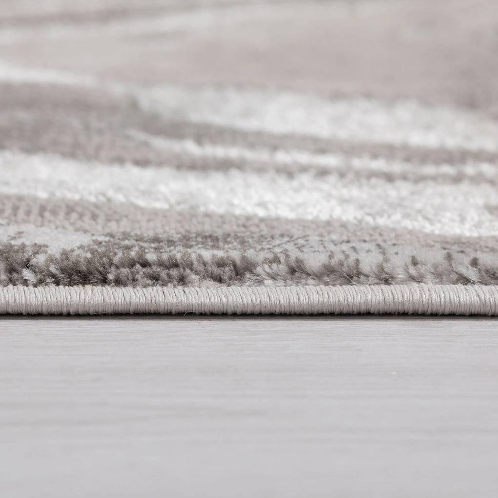 Flair Rugs koberce Kusový koberec Eris Marbled Silver - 120x170 cm