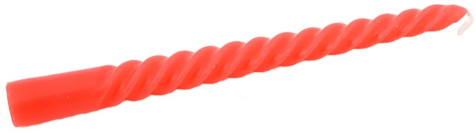 Stolové sviečky TWIST sada 4ks, červená