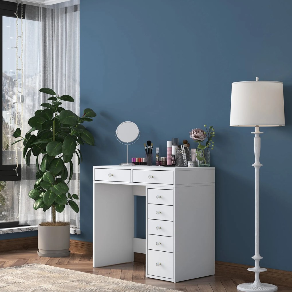 Toaletný stolík Melissa 02 biely