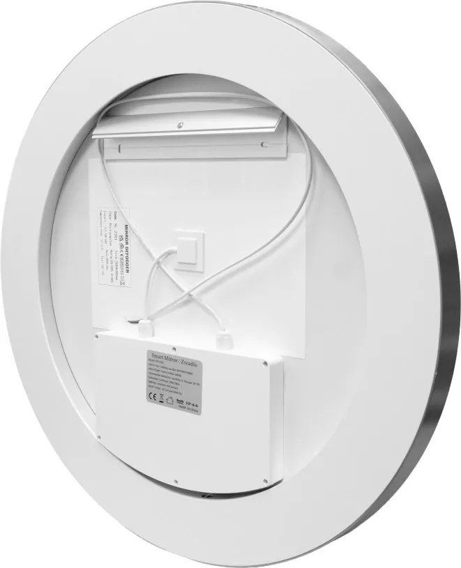 Mereo Mereo, zrkadlo okrúhle pr. 800 mm, LED osvetlenie, pieskované medzikružie, MER-CN168S