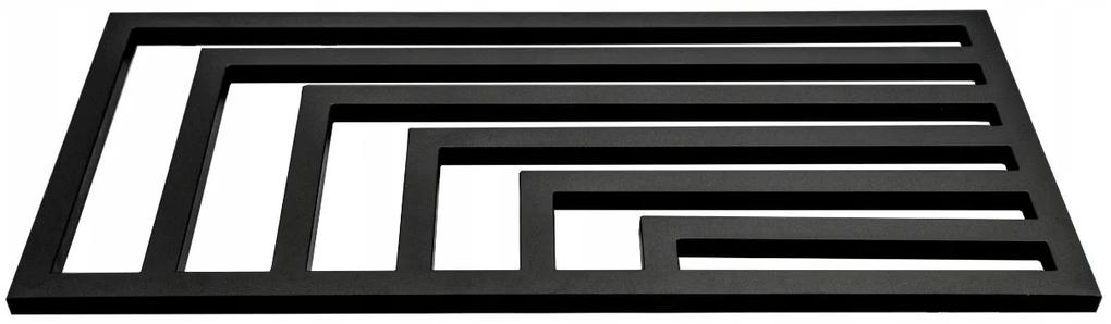 Regnis Kreon Zenit, vykurovacie teleso 1600x550 mm, 721W, čierna matná, KZ160/55/BLACK