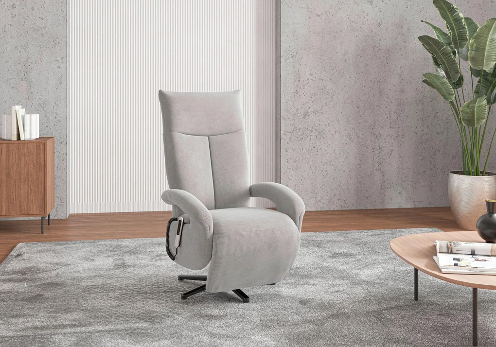 XXXLutz KRESLO, textil, strieborná Sit & More - Online Only obývacie izby - 0001440118H2
