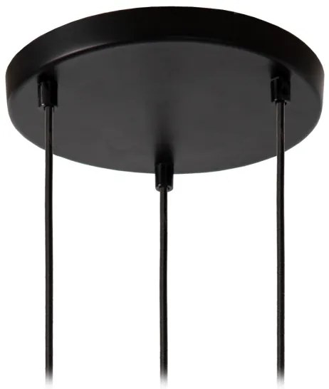 Lucide 46413/13/65 - Luster na lanku MEDINE 3xE27/40W/230V dymová