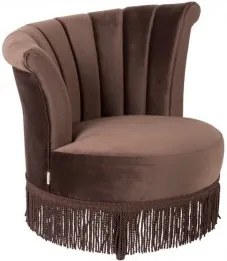 Křeslo FLAIR dark brown Dutchbone 3100055