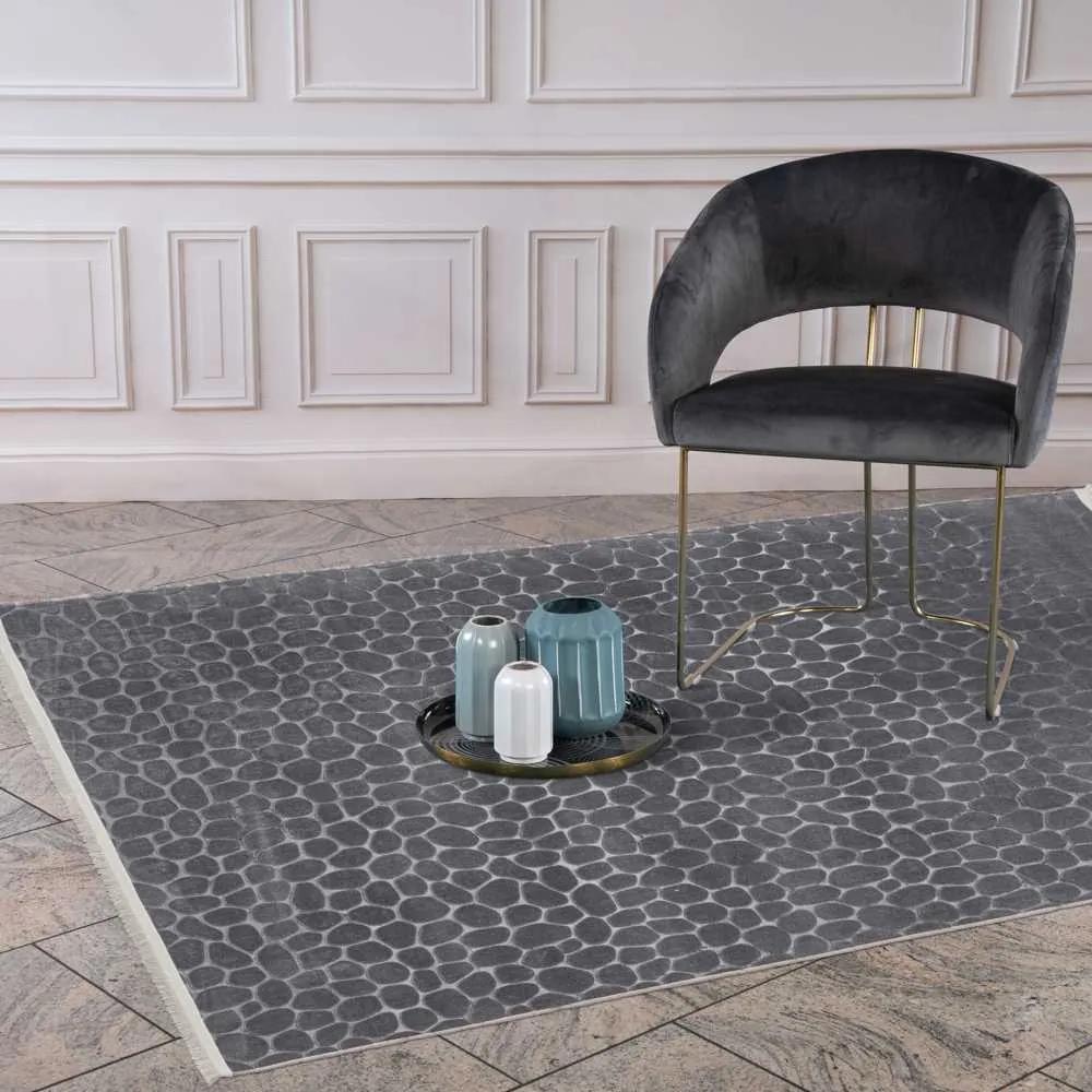 Lalee Kusový koberec Peri 110 Graphite Rozmer koberca: 160 x 220 cm
