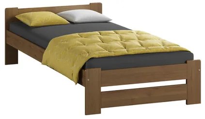 Vyvýšená masívna posteľ Euro 90x200 cm vrátane roštu Borovica