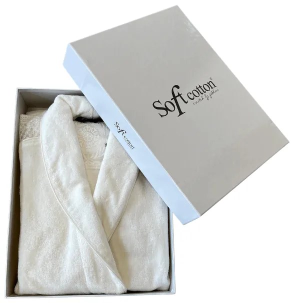 Soft Cotton Dámsky elegantný župan QUEEN v darčekovom balení