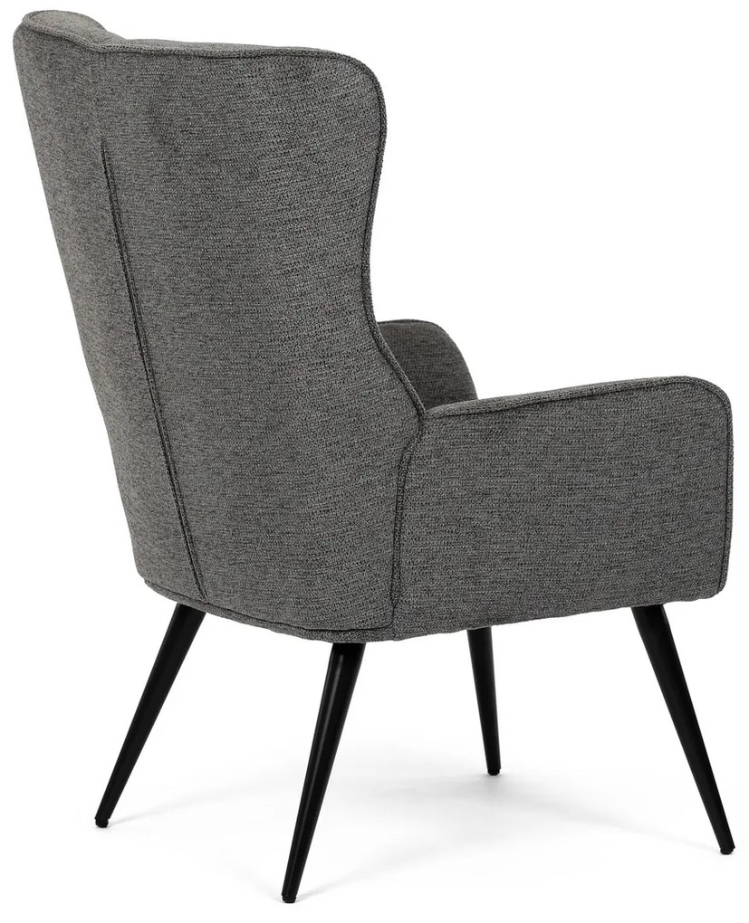 Relaxačné kreslo 315 GREY2, tmavošedé