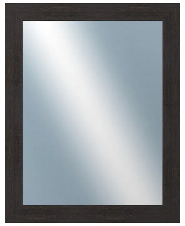 DANTIK - Zrkadlo v rámu, rozmer s rámom 40x50 cm z lišty 4020 hnedá (2767)