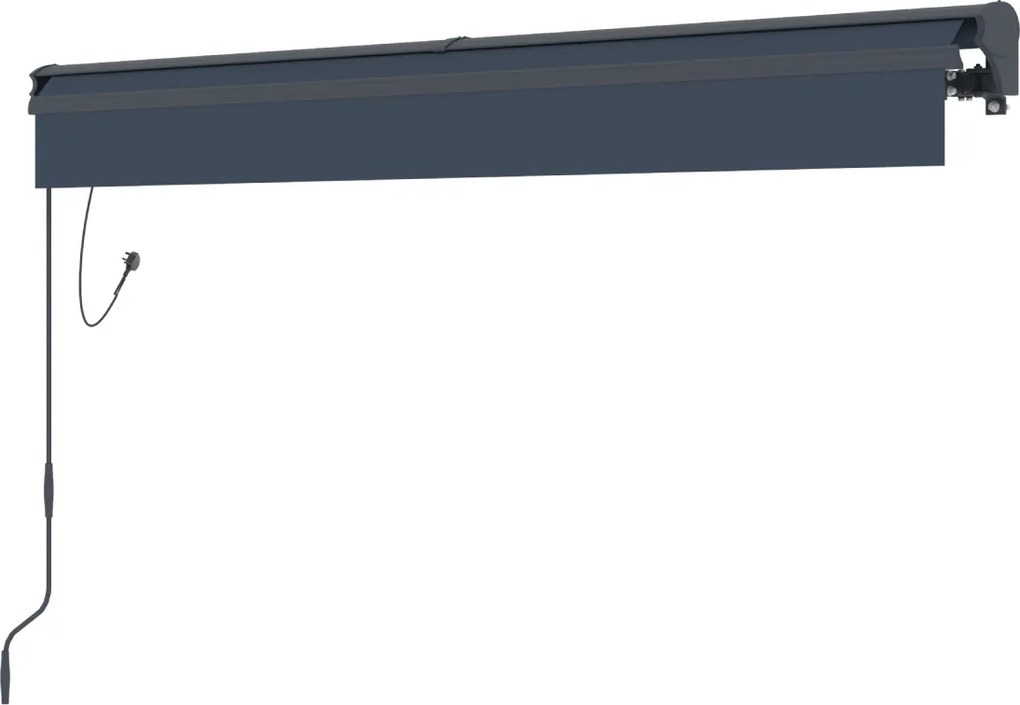 Elektrická markíza BestBerg BBSU-E295CG / 295 × 250 cm / sivá