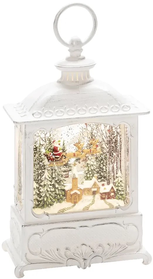 LED svetelná dekorácia Lampáš, napájanie: batériové, teplá biela, výška: 25 cm