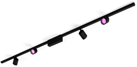 Philips-SADA 4xLED Stmievateľné svietidlo do lištového systému Hue LED/20,8W/230V