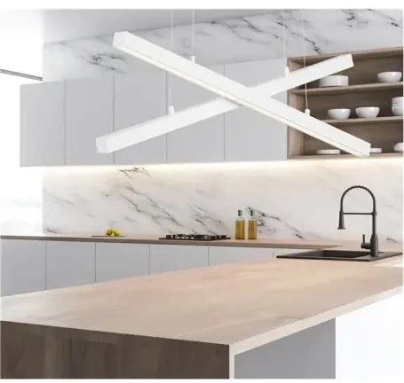 LED luster X-Line 100 biele