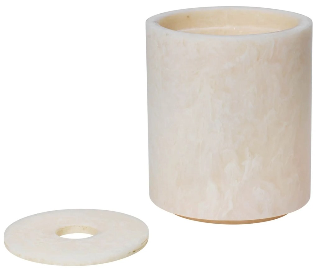 Ferm Living Dóza na vatové tyčinky Mist Pearl