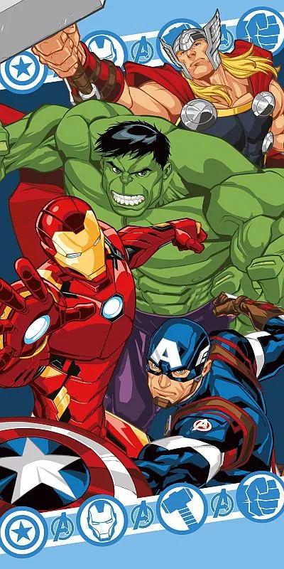 FARO Osuška Avengers hrdinovia Bavlna Froté 70/140 cm