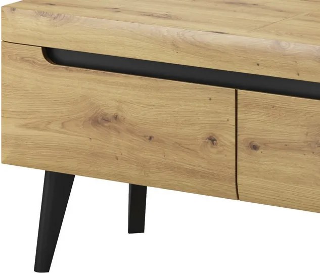 Televízna skrinka Nordi, dub artisan, 107 cm