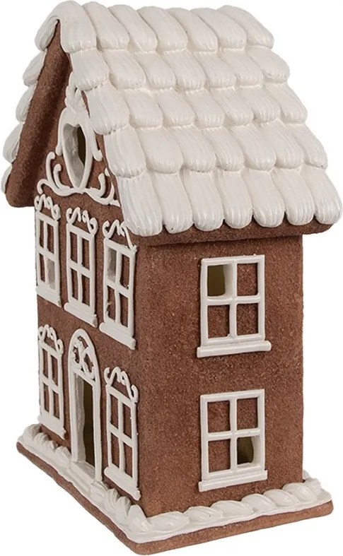 Vianočná perníková chalúpka s Led svetielkami Gingerbread House - 17*10*22 cm