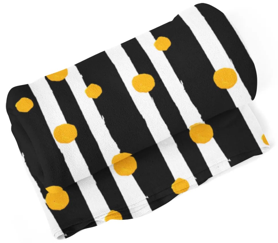 Sablio Deka Pruhy a bodky - 150x120 cm