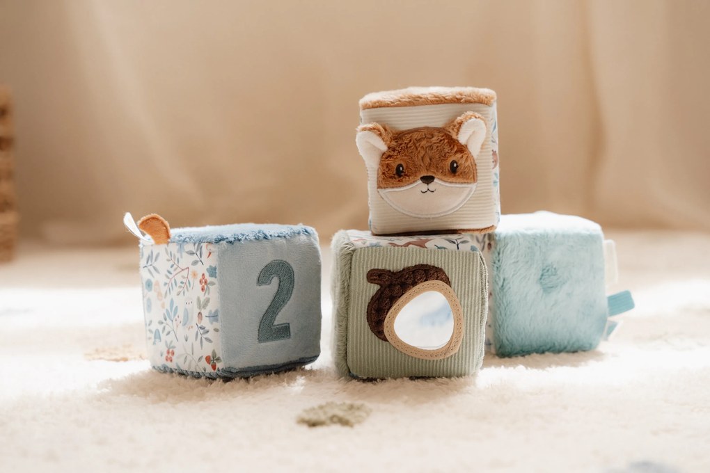 Kocky textilné 4 ks Forest Friends