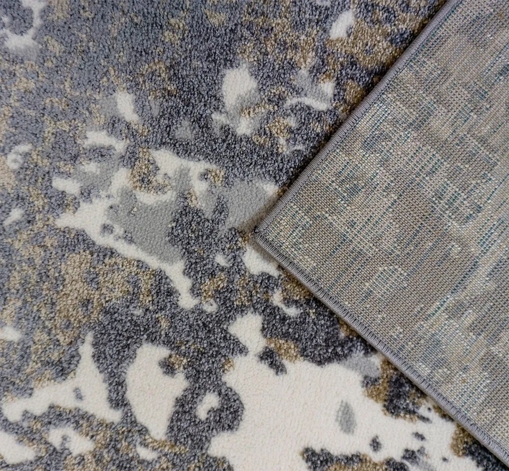 BE Koberec Siesta 1150 BEIGE GREY – sivý obdĺžnikový Rozmer: 50x80 cm