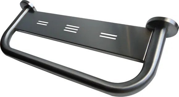 Bemeta Design HELP: Madlo, 500 mm, s poličkou, s krytkou, nerez, mat - 301100572