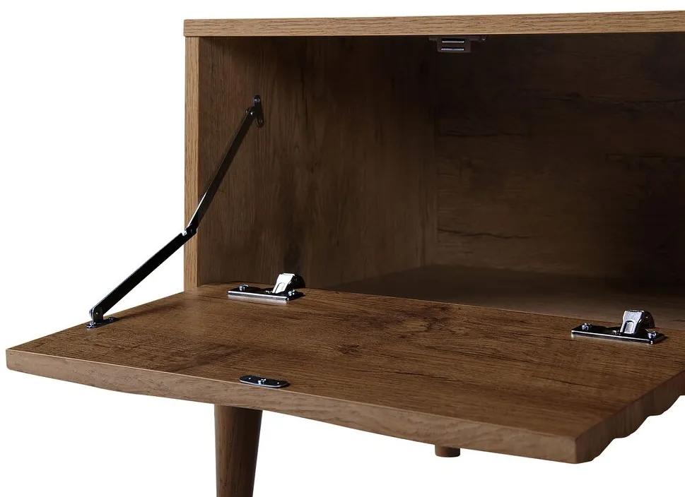 TV stolík/skrinka Kayza (tmavé drevo). Vlastná spoľahlivá doprava až k Vám domov. 1080643