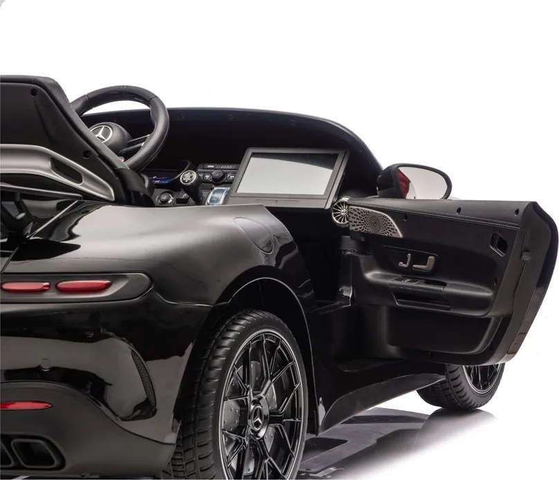LEAN CARS Elektrické autíčko Mercedes GT63 AMG DK-GT63 24V LCD tichý motor čierne