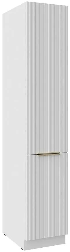 Kuchynská Skrinka Tuluza 40DK-210 2F biely mat lamel