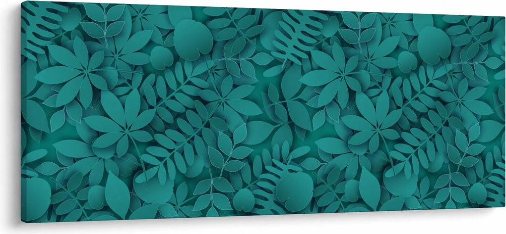 Obraz listov (120x50 cm)