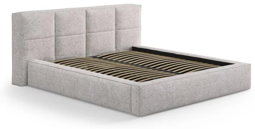 Béžové čalúnené čelo postele 209x100 cm Darren – Micadoni